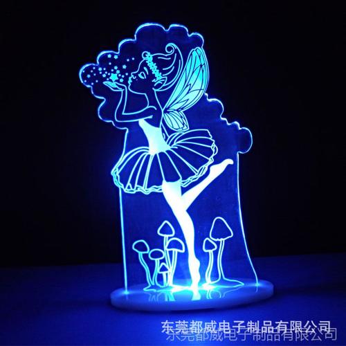 3d小夜灯 遥控小夜灯 led创意产品新奇特礼品家居充电台灯